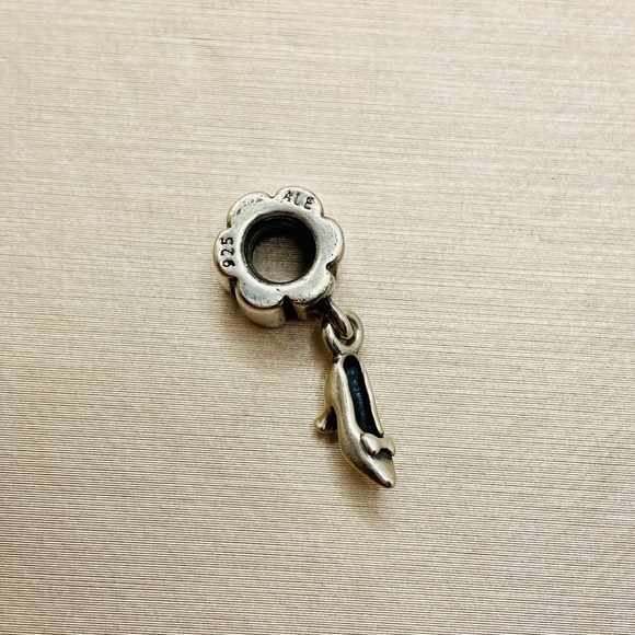 EUC Pandora 790420 Sterling Silver Stiletto Shoe Dangle Charm - Picture 8 of 10